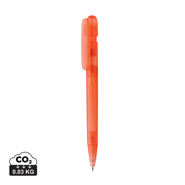 Transparenter Devin-Stift von GRS recycelt. ABS