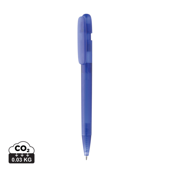 Transparenter Devin-Stift von GRS recycelt. ABS