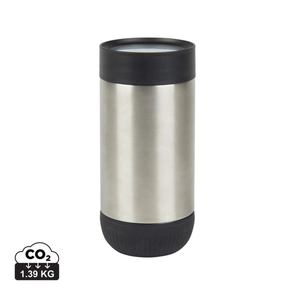 Push-Thermobecher VINGA Erie von RCS recycelt. Edelstahl 350 ml