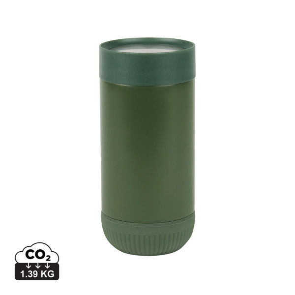 Push-Thermobecher VINGA Erie von RCS recycelt. Edelstahl 350 ml