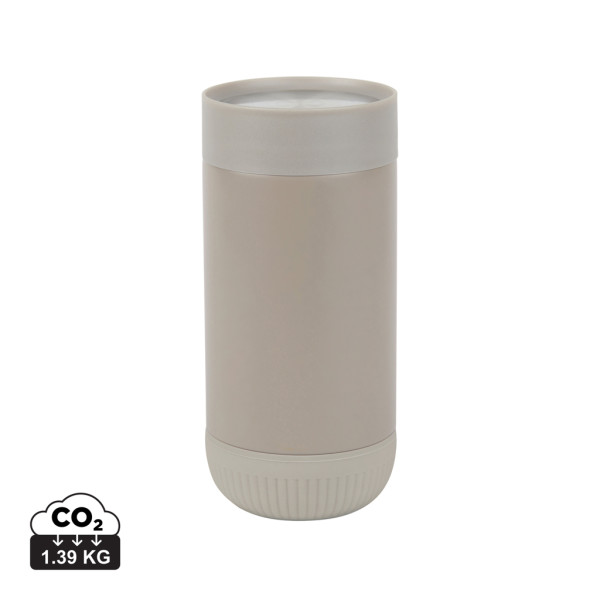 Push-Thermobecher VINGA Erie von RCS recycelt. Edelstahl 350 ml