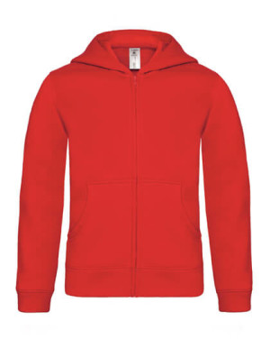 Kinder Sweatshirt mit Kapuze und durchgehendem Reißverschluss BCWK682