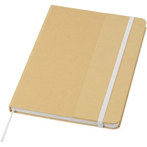 Nelida-Notizbuch aus recyceltem Karton im A5-Format mit festem Einband - Reklamnepredmety