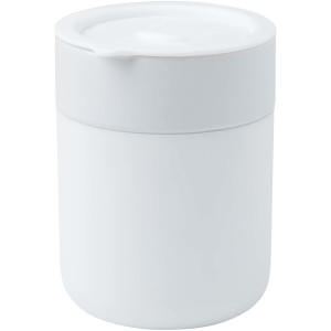 Java 330 ml Keramikbecher mit Silikonhülle und Kunststoffdeckel - Reklamnepredmety