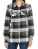 BU5210 Women`s Woven Plaid Flannel Shirt - BU5210_Black-Check - variant Ls 1000035088