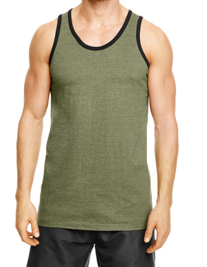 BU9111 Heathered Tank Top - Reklamnepredmety