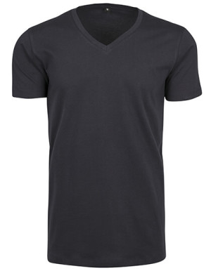 Leichtes T-Shirt mit V-Ausschnitt BY006 - Reklamnepredmety