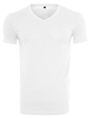 Leichtes T-Shirt mit V-Ausschnitt BY006 - Reklamnepredmety