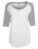 Damen 3/4 Raglan-T-Shirt mit Kontrastmuster BY022 - 692181 - variant 