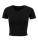 BY042 Ladies Cropped Tee - BY042_Black - variant Ls 1000206146