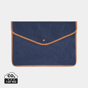 VINGA Bosler 14-Zoll-Notebookhülle aus recyceltem GRS-Canvas - Reklamnepredmety