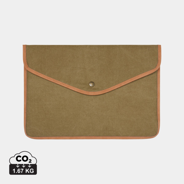 Hülle für 16" VINGA Bosler Laptop aus recyceltem GRS-Canvas