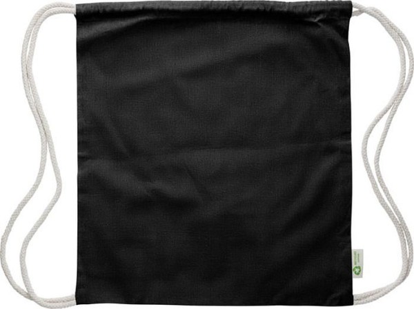 Rucksack aus Baumwolle mit Kordelzug