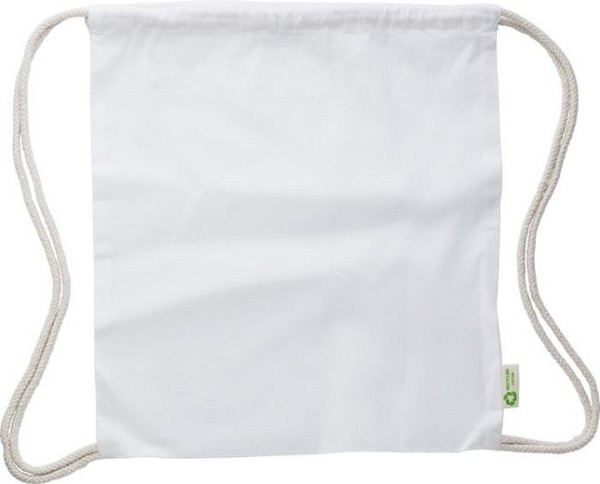 Rucksack aus Baumwolle mit Kordelzug