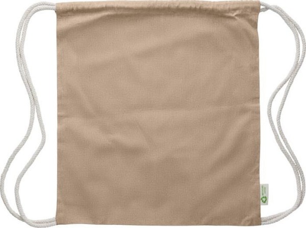 Rucksack aus Baumwolle mit Kordelzug