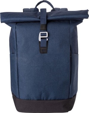 Polyester rolltop backpack Oberon - Reklamnepredmety