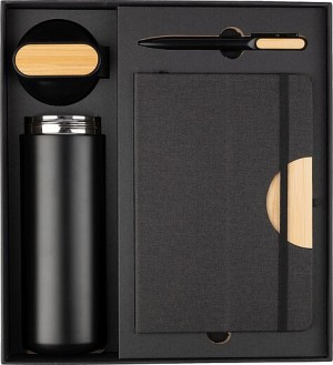 Geschenkset in einer schwarzen Box - Reklamnepredmety