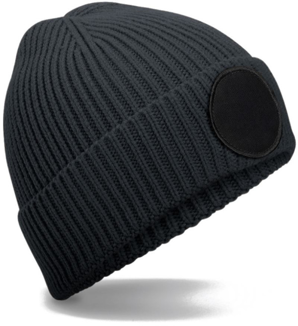 Circular Patch Beanie