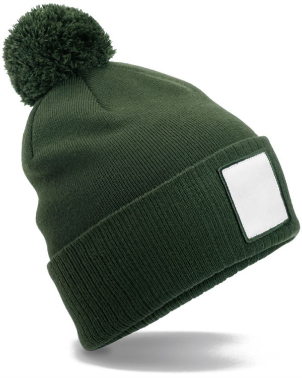 Patch Strickmütze "Pompon"