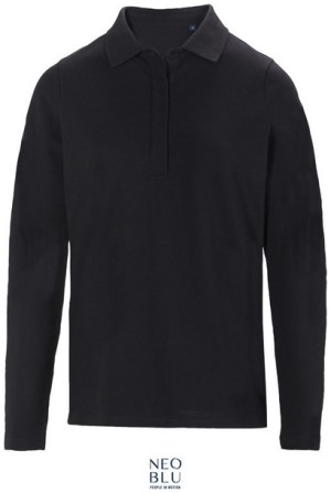 Schweres Damen Piqué Polo langarm Owen LSL Women - Reklamnepredmety