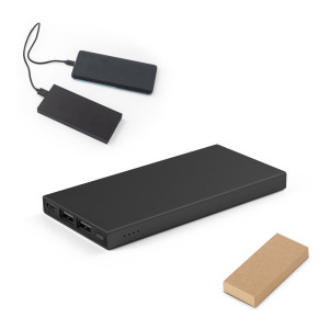 DOROTHY. Powerbank mit einer Kapazität von 5.000 mAh aus 100 % recyceltem Aluminium - Reklamnepredmety