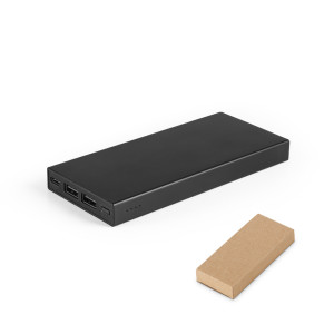 DOROTHY 10. Powerbank 10.000 mAh aus 100 % recyceltem Aluminium - Reklamnepredmety
