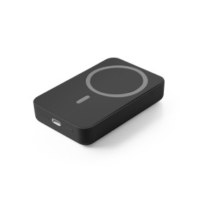 AMPERE 10. 10.000 mAh magnetische Powerbank mit 15 W superschnellem kabellosem Ladegerät aus 100 % rABS - Reklamnepredmety