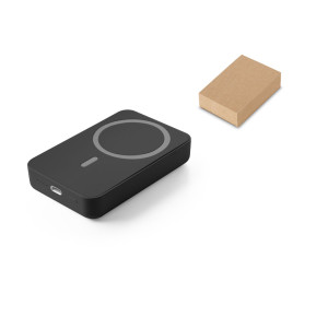AMPERE 10. 10.000 mAh magnetische Powerbank mit 15 W superschnellem kabellosem Ladegerät aus 100 % rABS - Reklamnepredmety