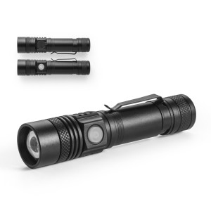 UNGAR. 5W wiederaufladbare Aluminium-Taschenlampe - Reklamnepredmety