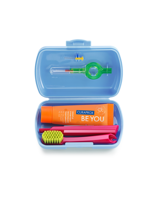 Curaprox Reiseset, blau