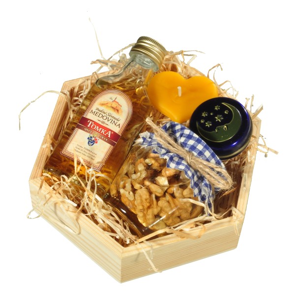 Honigbox „GESCHENKE AUS DEM HAFEN“ Sechseck