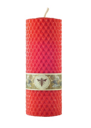 Rote zylindrische Kerze 120 mm - Reklamnepredmety