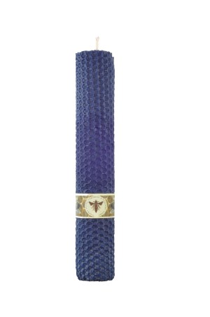 Blaue zylindrische Kerze 200 mm - Reklamnepredmety