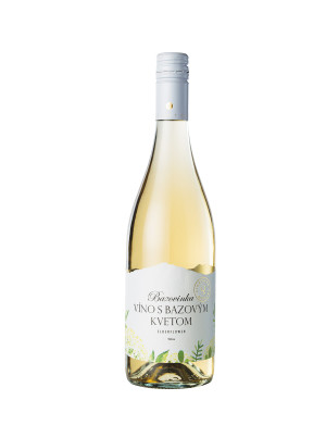 Miluron Bazovinka, Wein mit Holunderblüten, weiß, süß - Reklamnepredmety
