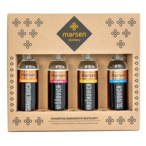Sortenreine Miniaturdestillate in einer Marsen-Geschenkbox - Reklamnepredmety