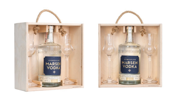 Geschenkverpackung Craft Vodka 40 % Marsen