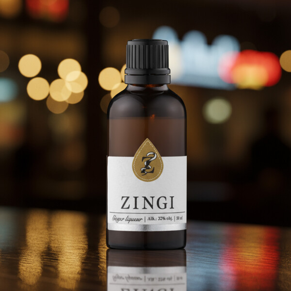 Ingwerlikör ZINGI mini, 32%, 50 ml