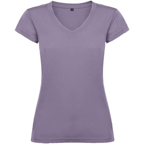 Victoria Damen-T-Shirt mit kurzen Ärmeln und V-Ausschnitt