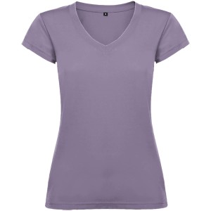 Victoria Damen-T-Shirt mit kurzen Ärmeln und V-Ausschnitt - Reklamnepredmety