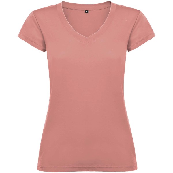 Victoria Damen-T-Shirt mit kurzen Ärmeln und V-Ausschnitt