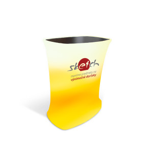 Textilwerbetheke mit Druck - Reklamnepredmety
