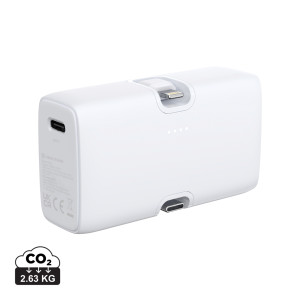 Powerbank Urban Vitamin Los Angeles 20W PD aus RCS-Kunststoff - Reklamnepredmety