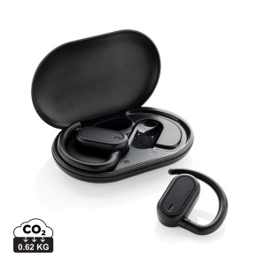 TWS Fitsound Kopfhörer aus RCS recyceltem Kunststoff - Reklamnepredmety