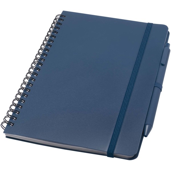 Thalaasa A5 Hardcover Notizbuch aus recyceltem ozeangebundenem Kunststoff