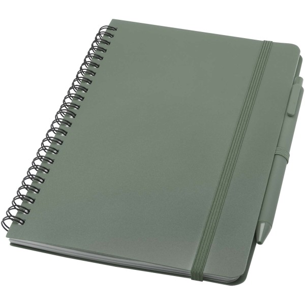 Thalaasa A5 Hardcover Notizbuch aus recyceltem ozeangebundenem Kunststoff