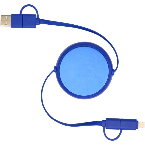 Alasia 5-in-1 Kabel, 100 cm, einziehbar, für Datenübertragung und mit 45W Schnellladung