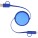 Alasia 5-in-1 Kabel, 100 cm, einziehbar, für Datenübertragung und mit 45W Schnellladung
