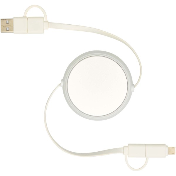 Alasia 5-in-1 Kabel, 100 cm, einziehbar, für Datenübertragung und mit 45W Schnellladung