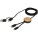 Chechia 5-in-1 Kabel für Datenübertragung und 27W Schnellladung mit Bambusdetails, 150 cm