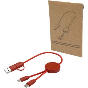 Citala 30 cm 5-in-1 Kabel aus recyceltem Kunststoff für Datenübertragung und 27W Schnellladung - Reklamnepredmety